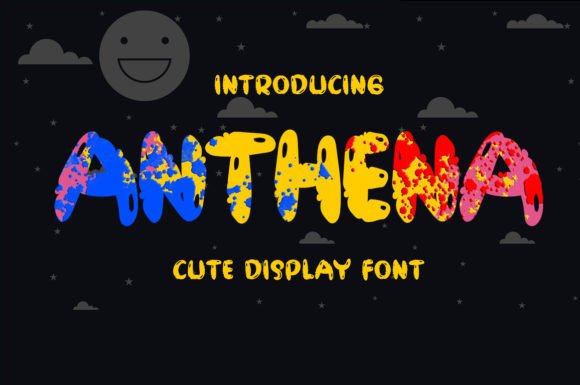 Anthena: Elevating Design with a Sweet and Elegant Display Font