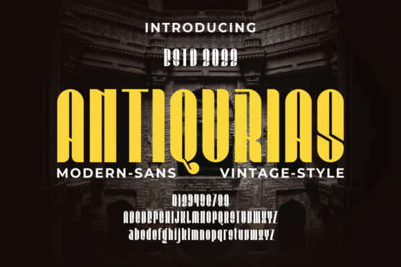 Antiqurias Font: Evaluating a Modern Display Typeface for Branding and Design