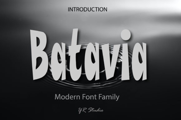 Batavia: A Quirky Display Font for Modern Design