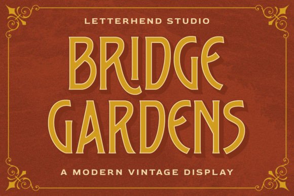 Bridge Gardens: Vintage Elegance for Modern Design