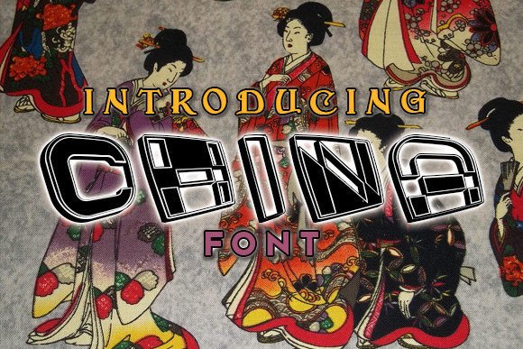 China: A Superb Deco Typeface for Bold Designs