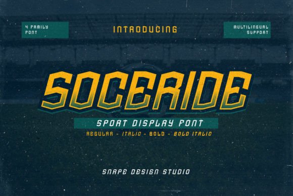 Choosing the Right Display Font: An In-Depth Look at Soceride for Sports and Lifestyle Branding