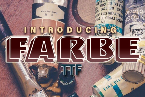 Evaluating Farbe: A Shadowed Display Font for High-Impact Visuals