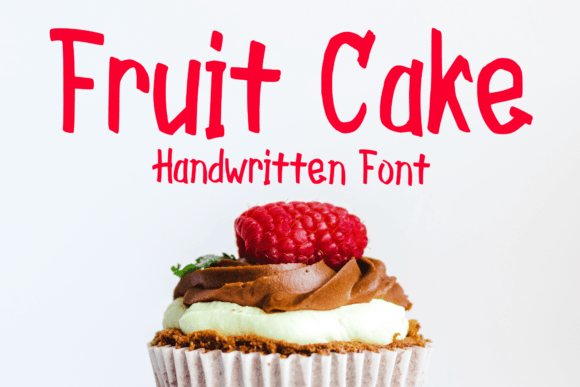 Fruit Cake: A Playful Handwritten Display Font