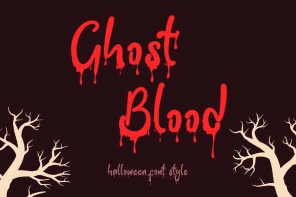 Ghost Blood: Elevating Halloween Horror with a Melting Typeface