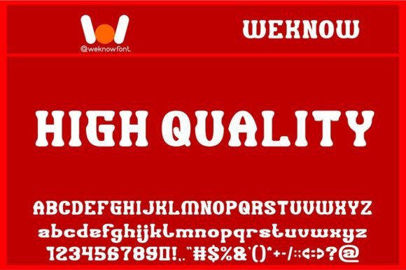 High Quality Font for Modern Design