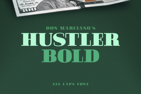 Hustler Font: Bold Serif for Impact
