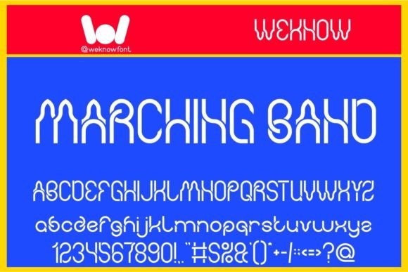 Marching Band: Evaluating a Techno-Sci-Fi Display Font for Modern Design