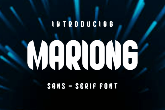 Mariong: Strategic Typography for Modern Brand Positioning