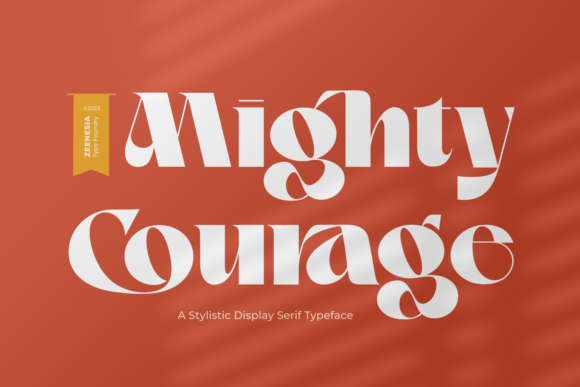 Mighty Courage: A Modern Serif for Bold Design