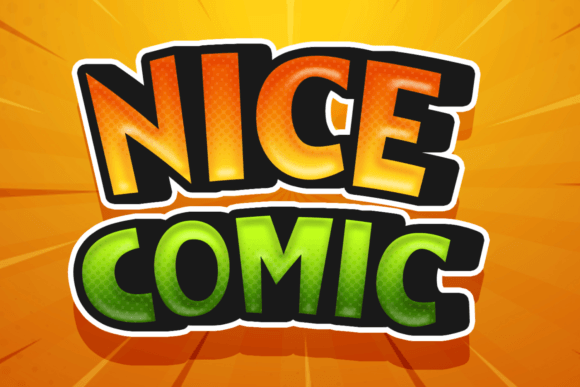 Nice Comic: Playful Typography for Modern Design