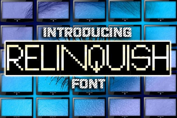 Relinquish: The LCD Typeface That Transforms Modern Design Projects