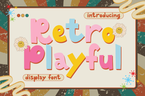 Retro Playful: Nostalgic Font for Joyful Designs