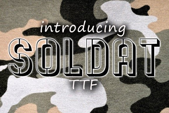 Soldat Font: Evaluating a Bold 3D Stencil Typeface for High-Impact Design