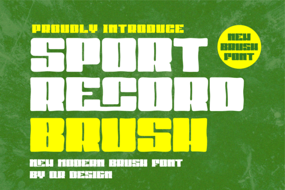 Sport Record Brush: Evaluating a Bold Display Font for Branding